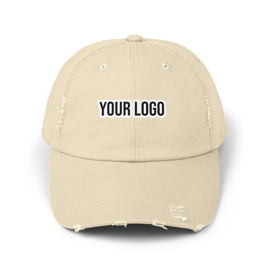 Customize Distressed Cap with your Logo